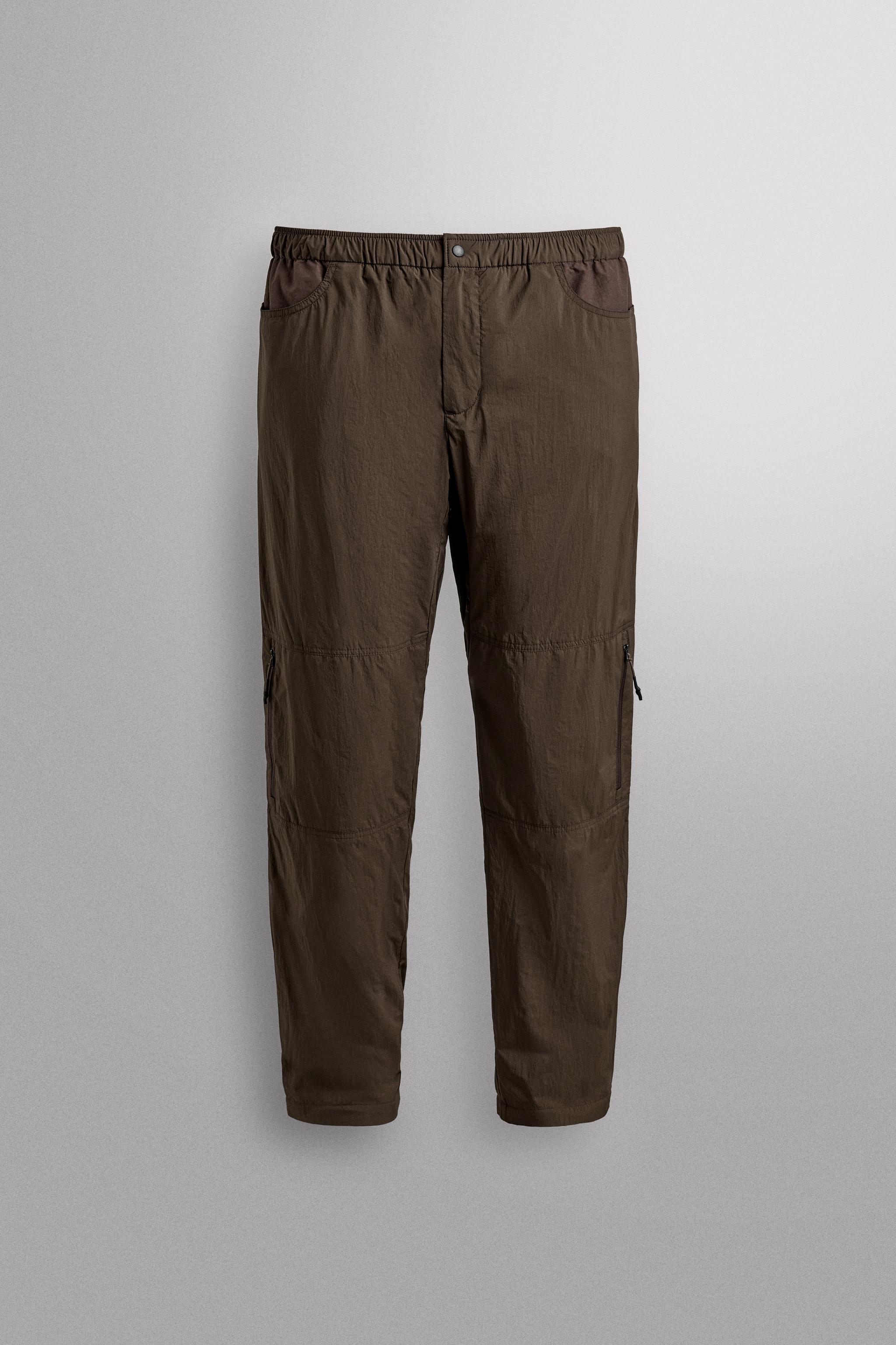 CONTRASTING LINING CARGO PANTS